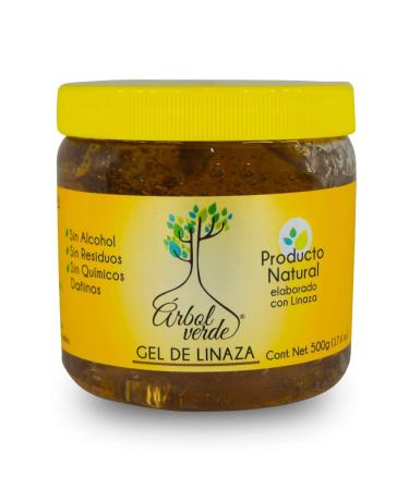 Linseed Hair Gel (17.6 oz) - Natural products- Fights Hair Loss - No alcohol  No sulfates  No Parabens  No Silicon