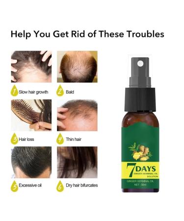 7 Day Herm Germinal Serum - Organic Hair Regrowth Kit | Accelerate Hair Growth & Prevent Hair Loss - Buy Online on GoSupps.com