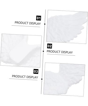 COHEALI 12 Pcs Christmas Centerpieces Plastic Angel Wings Diy Angel Wings Accessories Bottle Blowing Variety White 5x2pcs 18x14cmx2pcs - Buy Online on GoSupps.com