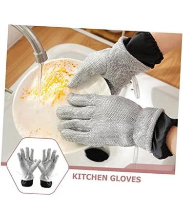 rumoe 1 Pair Household Dusting Gloves Dish Washing Gloves Cleaning Gloves Medium Plate Dish Towel Cutters Easy to Use 23.5 X 17cm - Buy Online on GoSupps.com