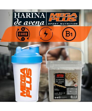 Mega Plus Mega Plus Oatmeal 2 kg: Sustainable Energy and Complete Nutrition for Athletes with Carbohydrates Proteins and Essential Vitamins No Added Sugar 6 Flavours (Maria Cookie) - Buy Online on GoSupps.com