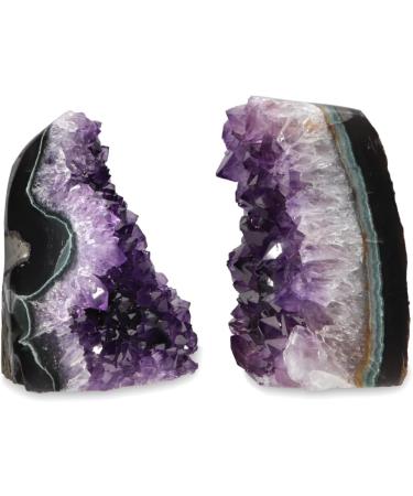 Large Amethyst Clusters 600-700g Polished Crystal Geode in Premium Gift Box - Spiritual Healing Stone 500-800g - Buy Online on GoSupps.com