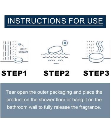 Rxuaw Shower Steamers Aromatherapy Tablets Natural Ingredients Refreshing Shower Bombs for Women Men Bath Supplies - Buy Online on GoSupps.com