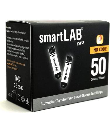 Buy SmartLab Blood Sugar Test Strips - 50 Count Box for SmartLab Devices (Not Compatible with SmartLab NG) - Buy Online on GoSupps.com