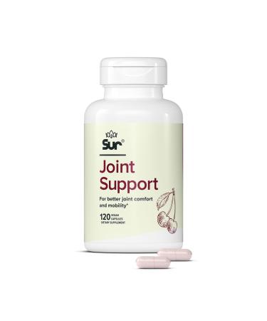 Sur Joint Support FruiteX-B Tart Cherry Capsules - Vegan Fast-Acting Relief for Better Joint Comfort and Mobility - Whole Tart Cherry and Calcium Fructoborate Muscle Recovery (120 Capsules)