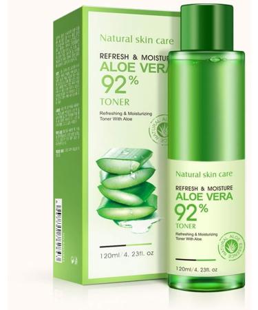 BIOAQUA 92% Aloe Vera Refresh Moisturizing Toner 120ml | Natural Plant Skin Care - Buy Online on GoSupps.com