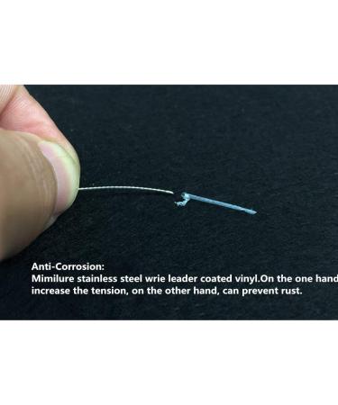 Milepet Fishing Line Wire Leader - Vinyl Coated Stainless Steel 10m 10lb-12lb Select 60lb Processed - Ideal for International Anglers - Buy Online on GoSupps.com