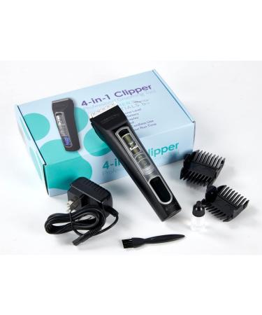 4-in-1 Clipper with 5 Speed Options & 4 Cutting Lengths - Includes Guide Combs Cleaning Brush & Blade Oil - Ideal for Professional Grooming - Buy Online on GoSupps.com
