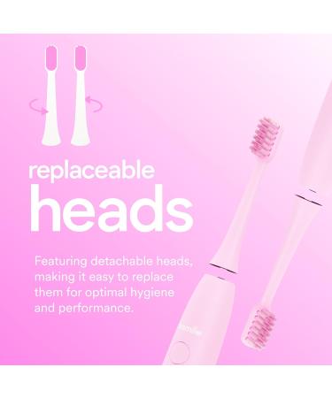 HISMILE Electric Toothbrush - 3 Modes Smart Timer Rechargeable Soft Bristles (Pink) - Buy Internationally - Buy Online on GoSupps.com