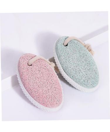 Healvian 3pi ces Pierre P dicure Pumice Oval Outil De Soins Des liminateur De Peau Morte Pierre De Gommage Pour L ger Et Pratique Vert Scandinavie - Buy Online on GoSupps.com
