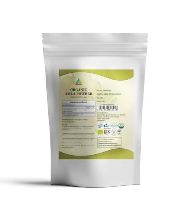 Herbal Hills Organic Amla Powder - USDA Certified | Rich in Vitamin C | 16 oz (454g) Pack | Antioxidant Indian Gooseberry Powder - Buy Online on GoSupps.com
