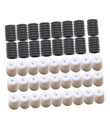 Minkissy 200st ear protection mask hanger buckle of the face cover heavy-duty clutch buckling clip hook anti-adjuster switches around cord buckle. Single hole extended buckle 1 0.6cm