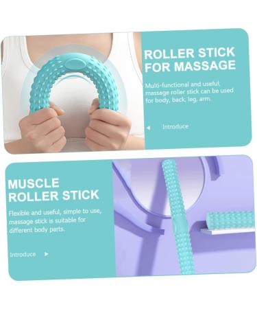 Professional Roller Stick for Muscle Massage | Handheld Massager & Fascia Tool - Best for Body Relief & Yoga - Buy Online on GoSupps.com