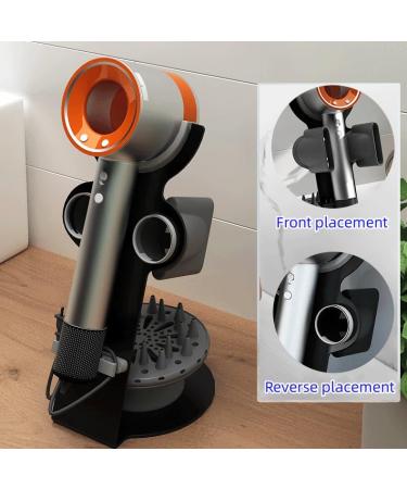 Hair Dryer Stand Holder - Ergonomic Organizer for Home & Salon | Attachment Parts Rack for Diffuser Nozzle - Buy Online on GoSupps.com