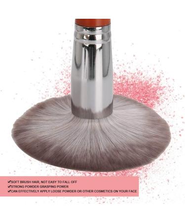 Verdant Touch Makeup Brush Professional Makeup Powder Brush Soft Hair Blusher Brush for Loose Powder Cosmetic Tool Auburn Color - Buy Online on GoSupps.com