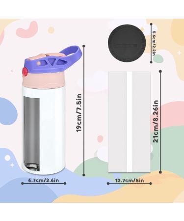 XccMe Sublimation Sippy Cup 12oz 12-Pack - Stainless Steel Toddler Water Bottle - Buy Online on GoSupps.com