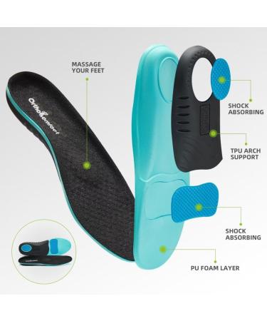 OrthoComfoot Men's Orthopedic Slippers - Arch Support Walking Shoes for Plantar Fasciitis & Flat Feet Relief | Slip On Loafers & Mule Clogs in Black (Size 10 W - Buy Online on GoSupps.com