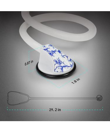 SCIAN Stethoscope - Single Head Cardiology Stethoscopes for Nurses Doctors and Nursing School Students Ideal for Blood Pressure Monitoring Home Diagnostics Medical Supplies White - Buy Online on GoSupps.com