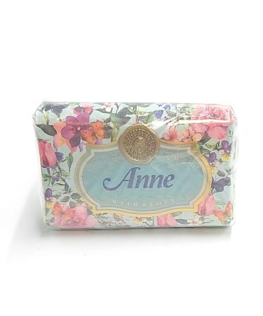 Anne - Gift Soap Bar For Her Birthday Rose Scent Mum Grandmother Cleanser Lather Present Girl