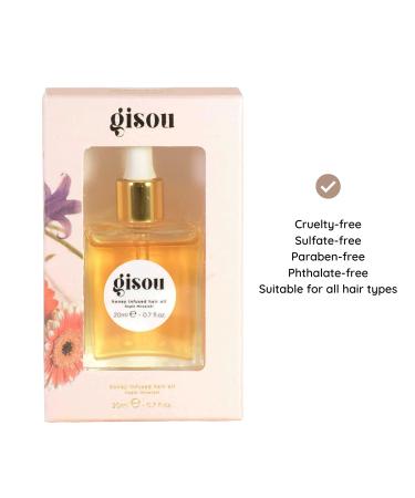 Gisou Honey Infused Hair Oil 0.7 oz - Nourishing Hair Treatment 20ml - 0.68 Fl Oz - Buy Online on GoSupps.com