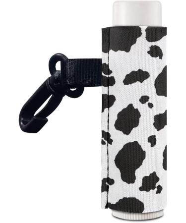 SCRAWLGOD Cow Print Lip Balm Holder Keychain Portable Lip Balm Sleeve keychain Chapstick Holder Secure and Nice Hand Feeling Set of 2 Cow Print 2 - Buy Online on GoSupps.com