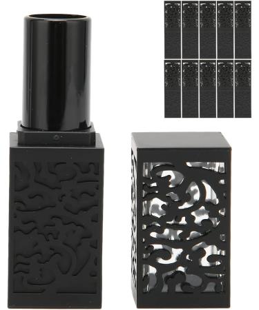 10Pcs Brrnoo Lipstick Tubes - DIY Refillable Portable Lip Balm & Gloss Bottles for Travel Makeup | Multi-Purpose Hollow Design - Buy Online on GoSupps.com