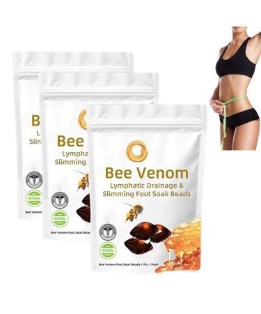 Lukmlca Bee Venom Foot Soak, Lukmlca Bee Venom Lymphatic Drainage and Slimming Foot Soak Beads, Aprolo Detoxingherbs Foot Cleanser, Bee Venom Slimming Patches