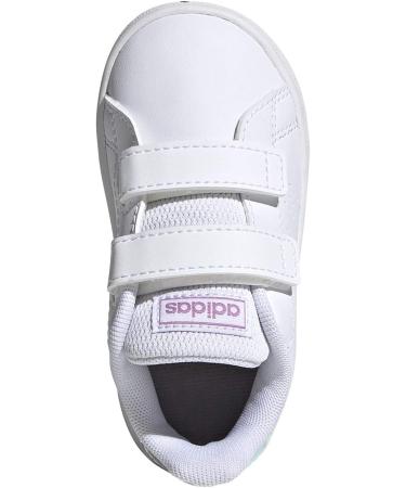 Adidas Kids Advantage Cf I Sneaker - Child 2 UK - Ftw Bla Plamet - Buy Online on GoSupps.com