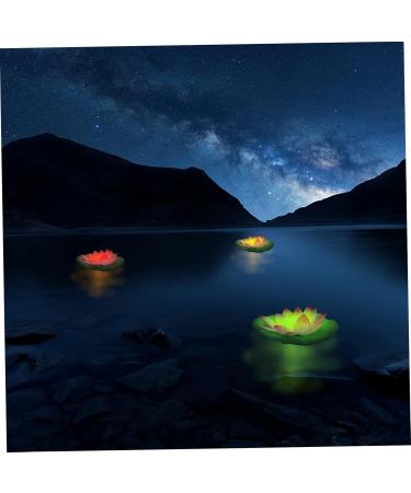 2pcs Artificiales para Plants Decor LED Flower Night Lamp Solar Floating Pool Lights Festival Water Light Pink Light Night Light Krathong Lily LED (Pink) - Buy Online on GoSupps.com