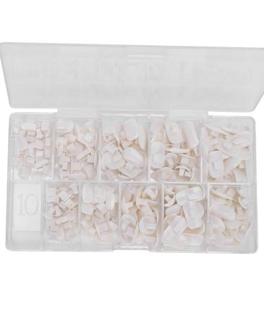 Promising White Hand Nail Tips - Strong & Robust Manicure Method for Safe Home or Salon Use - Buy Online on GoSupps.com
