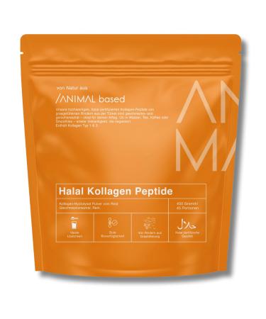 Halal Collag ne Poudre 450g - Pur Collag ne Hydrolysat Type I & III - Bovins nourris l'herbe de Turquie - Certifi Halal - 2000 Daltons - Go t Neutre - Conditionn en Allemagne