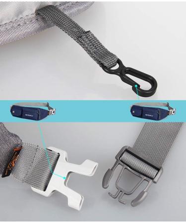 Waterfly Stylish Hip Belt Pocket for Men & Women - Perfect for Sports Jogging Running & Travel - Dark Blue Fanny Pack & Bum Bag - Buy Online on GoSupps.com