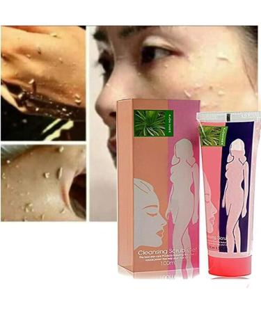 RUSTOO Cleansing Exfoliating Gel Face and Body 100 ml Deep Cleansing Exfoliating Body Scrub Promotes Metabolism and Blood Circulation Exfoliating Scrub for Men and Women - Buy Online on GoSupps.com