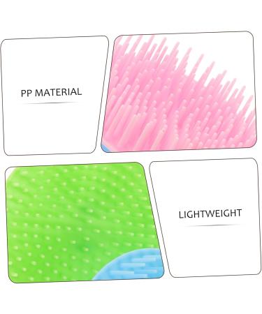 TOVINANNA 12 Shampoo & Scalp Massage Brush - Hair Wash Tool - 2 Pack in Different Colors | Small Handheld Scalp Massager for Ultimate Hair Care - Buy Online on GoSupps.com