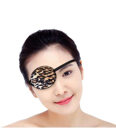 MYUBWTF Black Pirate Skull Crossbone Eye Mask - Adjustable 3D Leopard Eye Patch for Kids & Adults - International Shipping Available - Buy Online on GoSupps.com