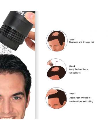 Hair Fibers for Thin Hair - Natural Build-Up Fiber Powder for Volume | Black Hair Care Solution - Buy Online on GoSupps.com