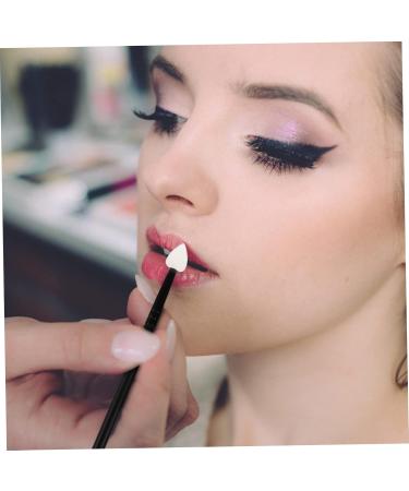 Ipetboom 12 Pcs Lip Brush Eye Shadow Brush Makeup Brush Silicone Lip Mask Brush Eyeshadow Brush Applicator 14x1.2x0.8cmx2pcs Blackx2pcs - Buy Online on GoSupps.com