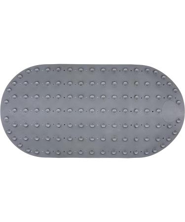 Flexible TPE Foot Scrubber Shower Mat with Pumice Stone - 80x40 cm, Anti-Slip & No-Slip Shower Mat for Exfoliation and Feet Massage - Buy Online on GoSupps.com