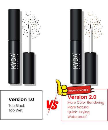 FREEORR 2 Colors Freckle Pen - Dark Brown+Light Brown | Waterproof Liquid Fake Freckles for Natural and Fast Dry Makeup - Buy Online on GoSupps.com