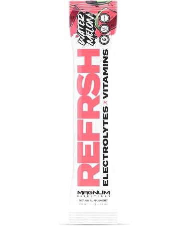 Magnum Essentials REFRSH Electrolytes x Vitamins 15 Serving Bag - Water Melon Watermelon - Buy Online on GoSupps.com