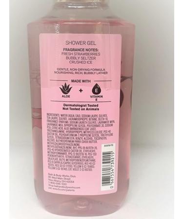 Buy Bath and Body Works Strawberry Soda Shower Gel - 10 oz Full Size | International Shipping Available - Buy Online on GoSupps.com