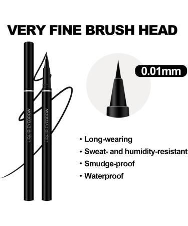 HOUSN 2 in 1 Eyebrow Pencil and Eyeliner Waterproof Eyebrow Pencil Waterproof Liquid Eyeliner Long Lasting Liquid Eyebrow Pencil Creates Natural Looking Eyebrows Effortlessly - Buy Online on GoSupps.com
