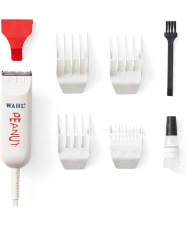 Wahl Professional Classic White Peanut Hair and Beard Clipper Trimmer Model 8685 - Powerful Rotary Motor for Barbers and Stylists - Buy Online on GoSupps.com