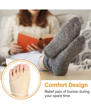 Gel Bunion Sleeve for Men & Women | Bunion Corrector & Relief with Gel Pad for Big Toe Straightener | Day & Night Use for Hallux Valgus, Hammer Toe, Tailors Bunion - Buy Online on GoSupps.com