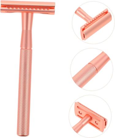 Frcolor 5 Manual Lady Razor - Women's Double-Edged Shaver with Zinc Alloy Head | Wet & Old-Fashioned Design for Smooth Shaving - Buy Online on GoSupps.com
