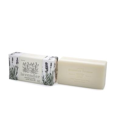 Saponificio Varesino Italian Triple Milled Handmade Soap With Moisturizing Olive Oil 10.5 ounce Bar (Lavender)