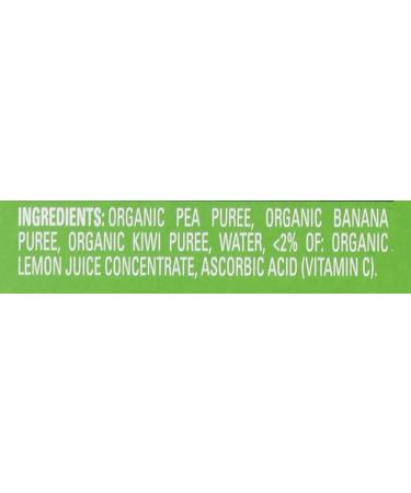 Happy Family Organics Stage 2 Baby Food - Peas, Bananas & Kiwi 4 oz (6+ Months) - Buy Online on GoSupps.com