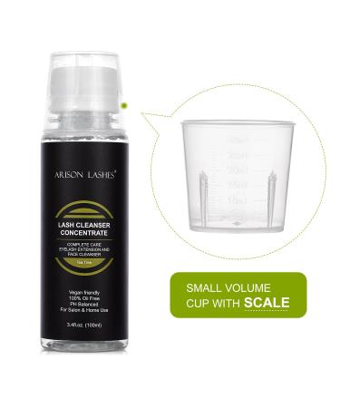 Lash Bath Foam Cleanser for Eyelash Extensions | 100ml Oil-Free Vegan Shampoo | DIY Professional Lash Care - Buy Online on GoSupps.com