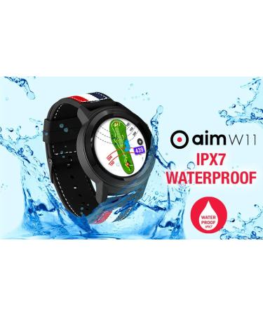 Golf Buddy Aim Golf GPS Watch - Premium Full Color Touchscreen - Preloaded with 40,000 Worldwide Courses - Easy-to-Use W11 Golf Watch with Dynamic Shot Distance - Buy Online on GoSupps.com
