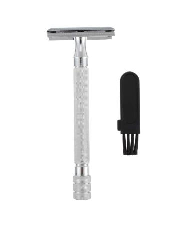 Manual Shaver Safety Razor Shaving Razor Durable Shaving Tool Beard Trimmer Double Razor Manual Beard Shaver Facial Razor White